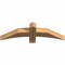 Ekena Millwork Bellingham Timber Gable Bracket, Western Red Cedar, 36"W x 10"H x 3 1/2"D x 3 1/2"F, 7/12 Pitch GBW036X10X0404BEL00SWR - alternate 2